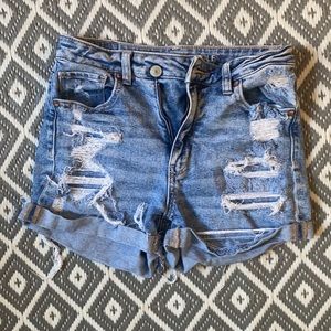 High waisted shorts